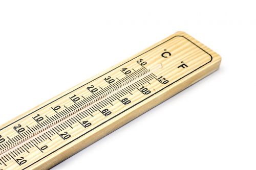 Termometras, Temperatūra, Matavimas, Įranga, Celsijaus, Instrumentas, Oras, Laipsnis, Skalė, Fahrenheit, Medinis, Izoliuotas, Baltas Fonas