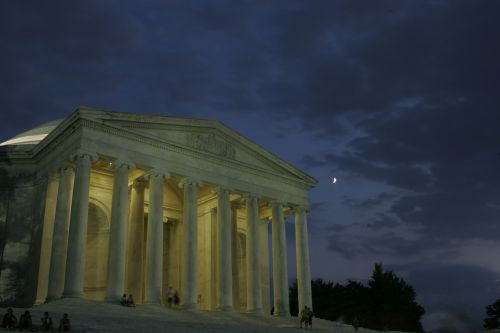 Tomo Džefersono Memorialas, Paminklas, Vašingtonas, Usa, Orientyras, Architektūra, Kapitalas, Nacionalinis, Stulpai
