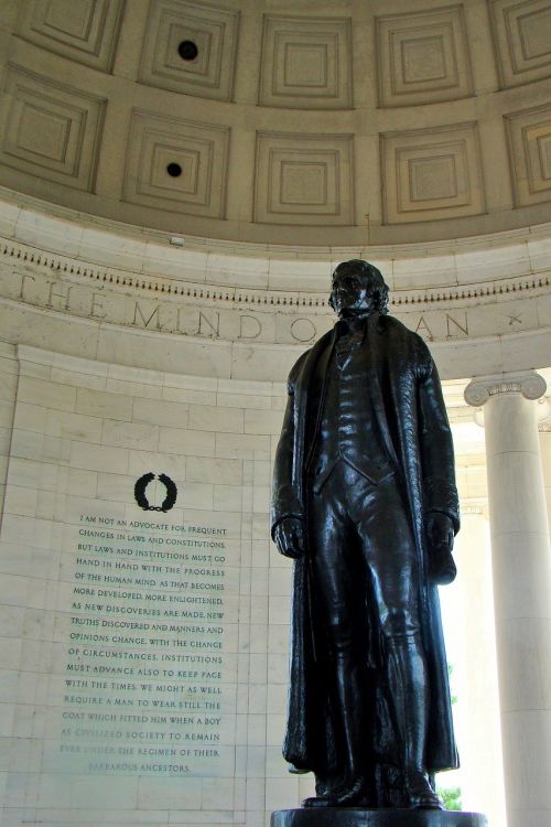Tomo Džefersono Memorialas,  Statula,  Vašingtonas,  Mus Istorija,  Steigėjas,  Mus Orientyras,  Skulptūra,  Amerika