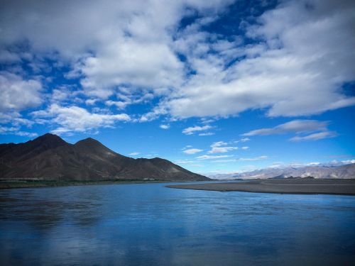 Tibetas, Mėlynas Dangus Ir Balti Debesys, Yang Zhuo Yong Priemonės