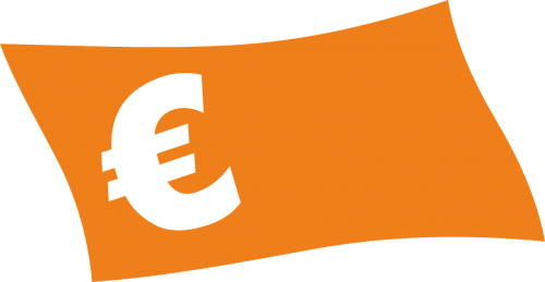Bilietas, Euras, Pinigai, Piktograma, Valiuta, Bankas, Finansai, Euras, Nemokama Vektorinė Grafika