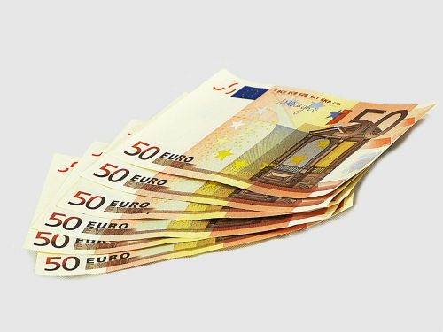 Bilietai, 50, Euras, Pinigai, Europa, France, Valiuta, Mokėjimas