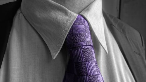 Kaklaraištis Klasikinis, Kostiumas, Sepija, Plytelės, Marškinėliai, Violetinė, Purpurinė Kaklaraištis