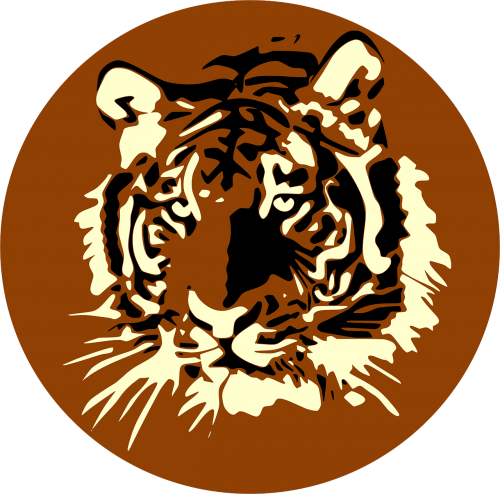 Tigras, Gyvūnas, Sumatrano Tigras, Laukinė Gamta, Nemokama Vektorinė Grafika