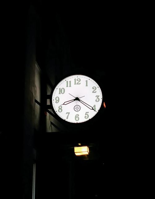 Laikas, Laikrodis, Žiūrėti, Naktis, Analogas, Retro, Klasikinis