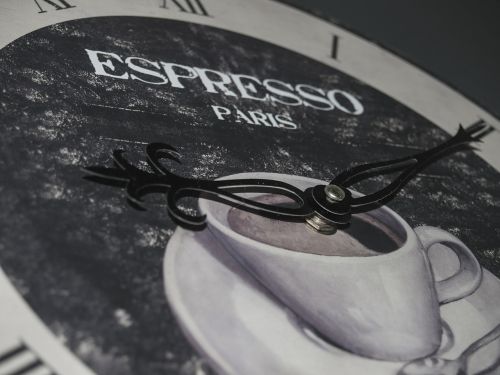 Laikas, Espresso, Kava, Laikrodis, Rankos, Pertrauka, Idiliškas
