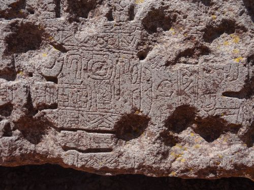 Tiwanaku, Bolivija, Archeologija, Akmuo, Hieroglifai, Akmens Skulptūra