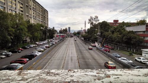 Tlatelolco, Miestas, Pilka, Asfaltas, Pastatas, Meksikas, Automobiliai, Tiltas