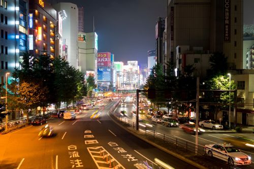 Tokyo, Miestas, Vaizdas, Kelionė, Turizmas, Architektūra, Asian, Kelionės Tikslas, Atostogos, Vakaras, Žibintai