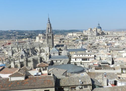 Toledo, Ispanija, Turistinis, Miesto Panorama
