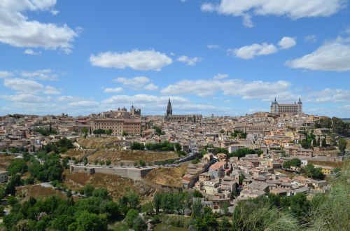 Toledo, Ispanija, Miesto Panorama, Miestas, Miestas