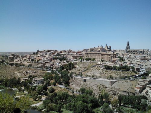 Toledo,  Ispanija,  Architektūra,  Panoraminis,  Istoriniai Pastatai,  Miestas
