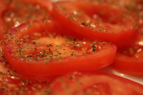 Pomidorai, Užkandis, Origan