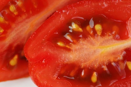 Pomidorai, Griežinėliais, Daržovės, Makro, Raudona, Maistas, Sodas, Sveikas, Turgus, Saldus, Augalas, Sodo Pomidoras