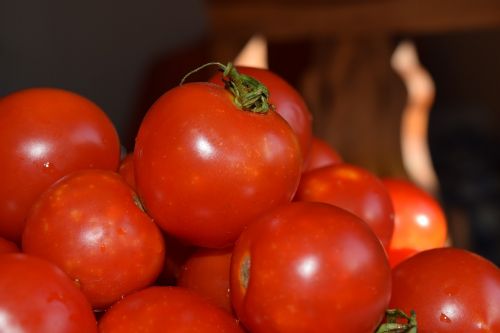Pomidorai, Raudona, Maistas, Daržovės, Vegetariškas, Frisch, Sveikas, Veganas, Vitaminai, Prinokę