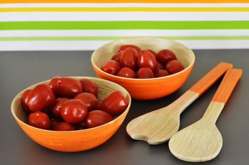 Pomidorai, Salotų Serveriai, Daržovės, Dubenys, Sveikas, Vitaminai