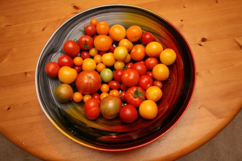 Pomidorai, Cilindras, Spalvos