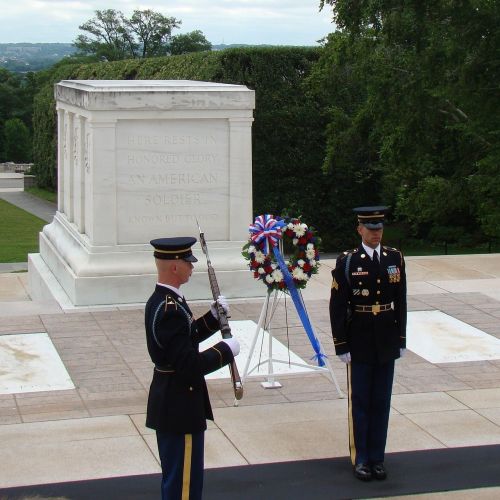 Nežinomo Kareivio Kapas,  Arlingtono Kapinės,  Sargybos Keitimas,  Mus Marines,  Vašingtonas,  Memorialas