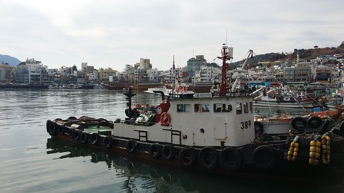 Tongyeong Terminalo,  Tongyeong,  Jūra,  Sala,  Kelionė