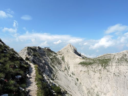 Viršuje, Kalnas, Dolomitai, Carega, Fraccaroli, Italy, Rokas