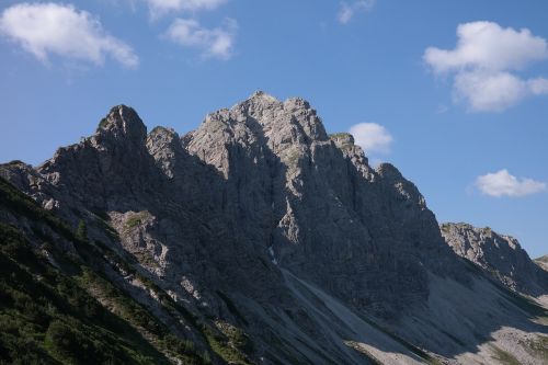 Baseinų Viršus, Kalnas, Viršūnių Susitikimas, Kirsti, Allgäu Alpės