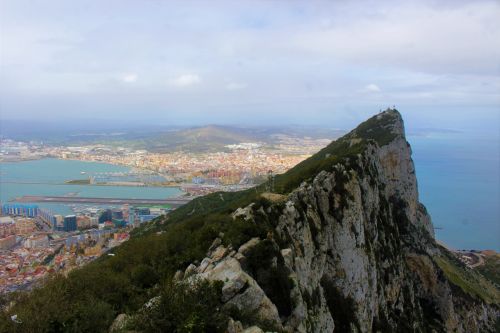 Gibraltaras,  Uk,  Ispanija,  Andalūzija,  La & Nbsp,  Linea,  Rokas,  Šventė,  Viduržemio Jūros,  Jūra,  Gibraltaro Uolos Viršus