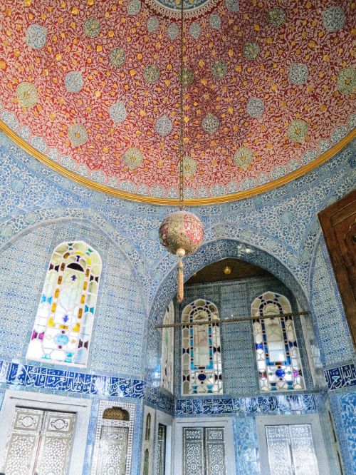 Topkapä ± Palace, Istanbulas, Turkija, Architektūra, Stiklo Langai