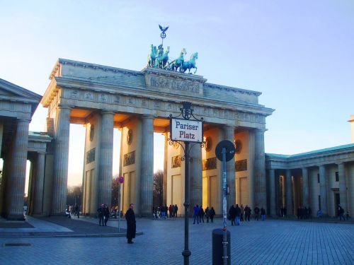 Vartų Brandenburguer,  Brandenburgo Vartai,  Berlynas,  Vokietija,  Quadriga,  Parisian Place,  Vokietija