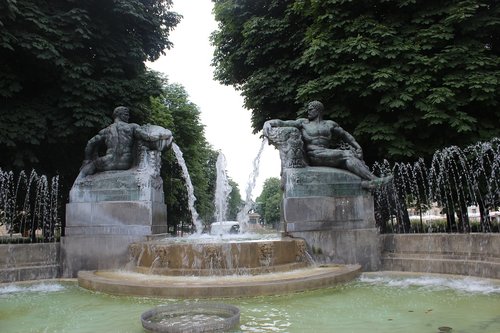 Torino,  Turinas,  Fontanas,  Skulptūra