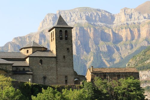 Torla,  Huesca,  Žmonių,  Kalnų,  Pastatas