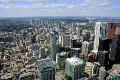 Toronto, Miestas, Miesto, Panorama, Miesto Panorama, Kraštovaizdis
