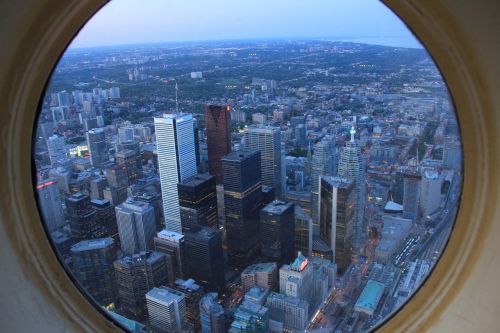 Toronto, Vaizdas, Bokštas, Šiuolaikiška, Miesto Panorama, Dangoraižis
