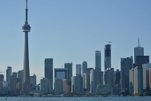 Toronto, Panorama, Pastatai, Kanada, Ontarijas, Miestas, Centro, Kanados, Miesto, Toronto Skyline