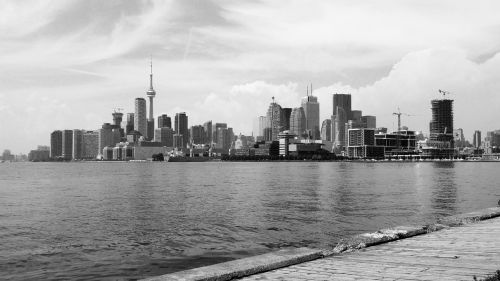 Toronto, Juoda Ir Balta, Miestas, Kraštovaizdis, Vaizdas