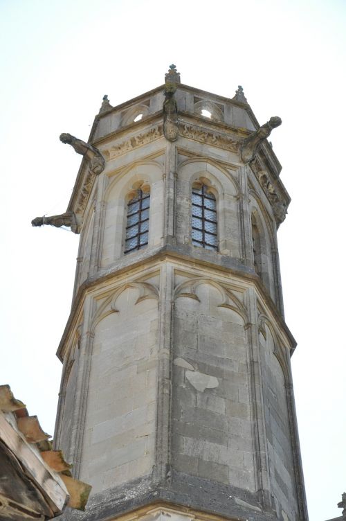 Torre, Bažnyčia, Carcassonne, France, Pilis, Dangus, Senas