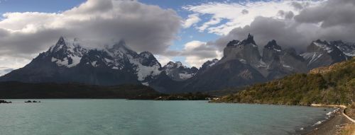 Torres Del Paine, Patagonia, Čile, Torres, Del, Skausmas, Kraštovaizdis, Gamta, Nacionalinis, Parkas, Žygiai, Panorama