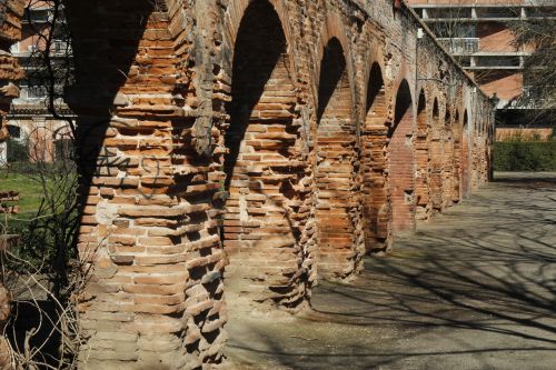 Toulouse, Siena, Miestas, Rožinis, Akmens Arka, Senovės Architektūra, Senovinis, Buvęs