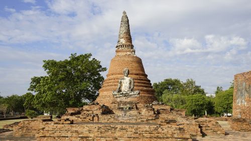 Turizmas, Pastatas, Šventykla, Senovės, Religija, Tailandas, Ayutthaya