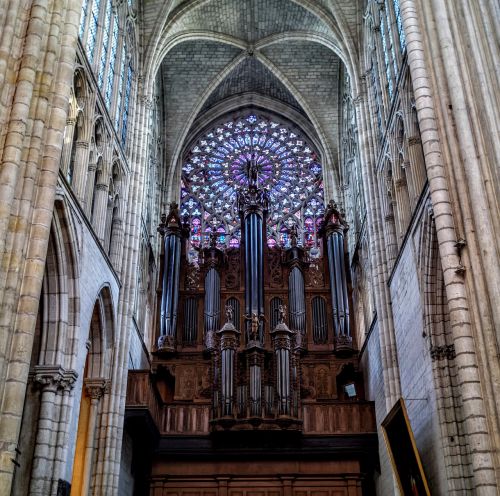 Turai, Katedra, Bažnyčia, France, Architektūra, Organas