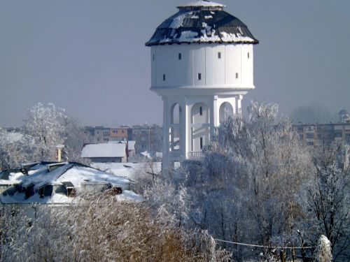 Bokštas, Žiema, Sniegas, Balta, Pastatas, Kraštovaizdis