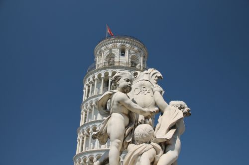 Bokštas, Pisa, Statula, Skulptūra, Paminklas, Italy