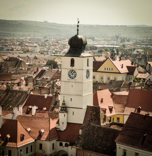 Bokštas, Taryba, Sibiu, Pastatas, Miestas, Architektūra