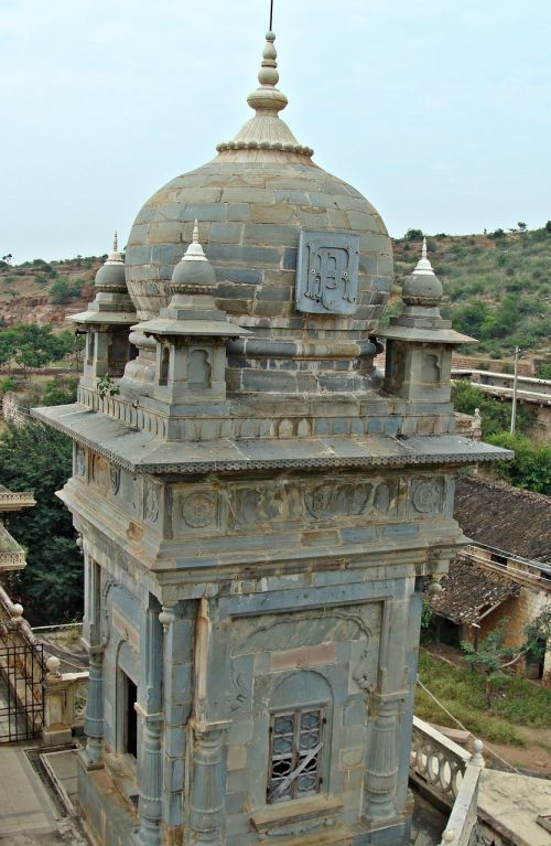 Bokštas, Rūmai, Akmuo, Istorinis, Patvaldhan Rūmai, Jamkhandi, Karnataka, Indija