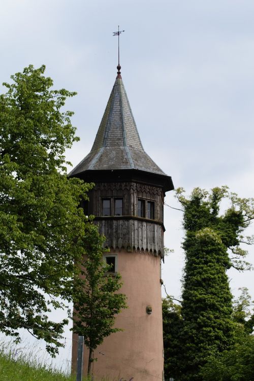 Bokštas, Mainau Sala, Mainau, Bokštas, Pastatas, Senas, Istoriškai, Architektūra