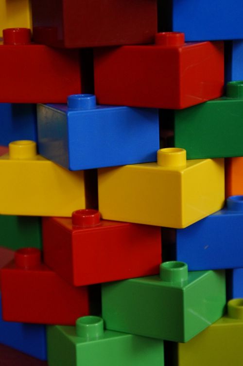 Bokštas, Akmeninė Siena, Lego Blokai, Spalvinga, Vaikas, Vaikų Žaislai, Žaisti, Žaislai, Akmenys, Duplo, Lego