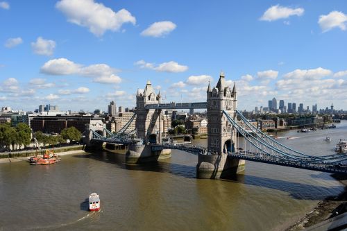 Bokšto Tiltas, Londonas, Panorama, Britanija, Uk, Orientyras, Turizmas