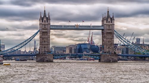 Bokšto Tiltas, Londonas, Anglija, Istorinis Pastatas, Tiltas, Pastatas, Architektūra