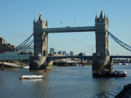 Bokšto Tiltas, Londonas, Upė, Thames, Uk, Anglija