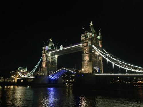 Bokšto Tiltas, Londonas, Orientyras, Bokštas, Tiltas, Anglija, Thames, Uk, Britanija, Žinomas, Naktis, Paminklas