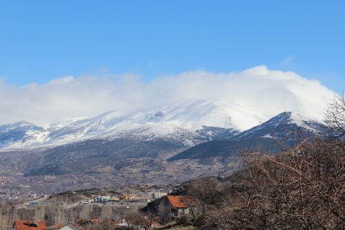 Miestas, Žiema, Ayaz, Šaltas, Sausas Medis